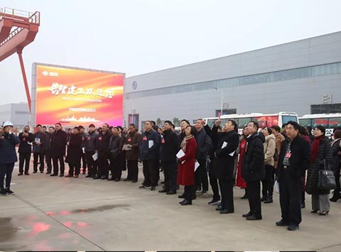 池州市人大代表、政協(xié)委員考察團到長智公司調(diào)研