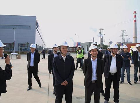 池州市委副書記、市長操龍燦一行到長智公司考察調(diào)研